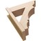 Ekena Millwork 8-in W x 26-in D x 30-in H Balboa Trad Rough Cedar Woodgrain TimberThane Outlooker, Primed Tan OUTUR080X26X30BOA04RCPR - alternate 3